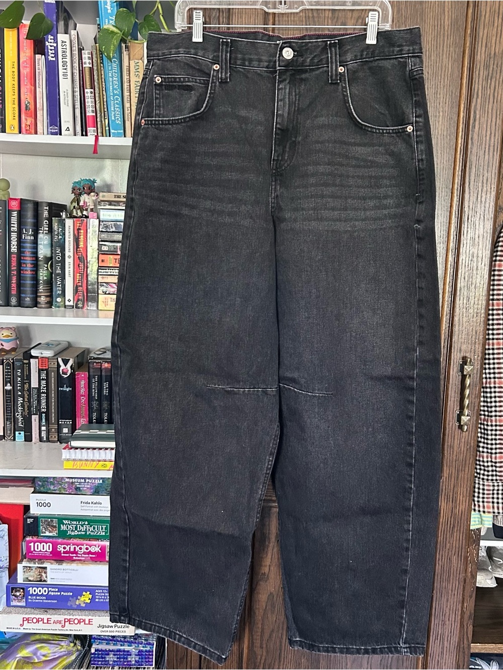 BDG Baggy Barrel Leg Black Jeans